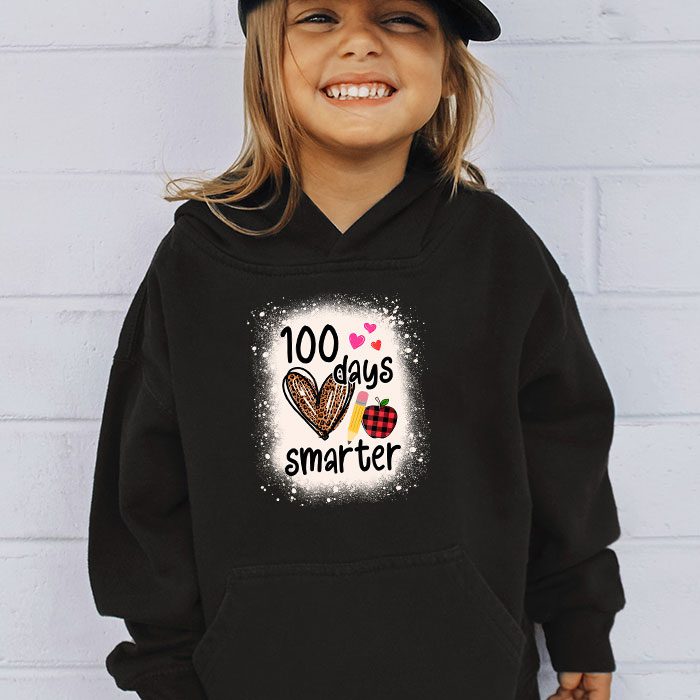 100-Days-Smarter-100th-Day-Of-School-Toddlers-Girls-Hoodie-2 100 Days Smarter 100th Day Of School Toddlers Girls Hoodie 2 4