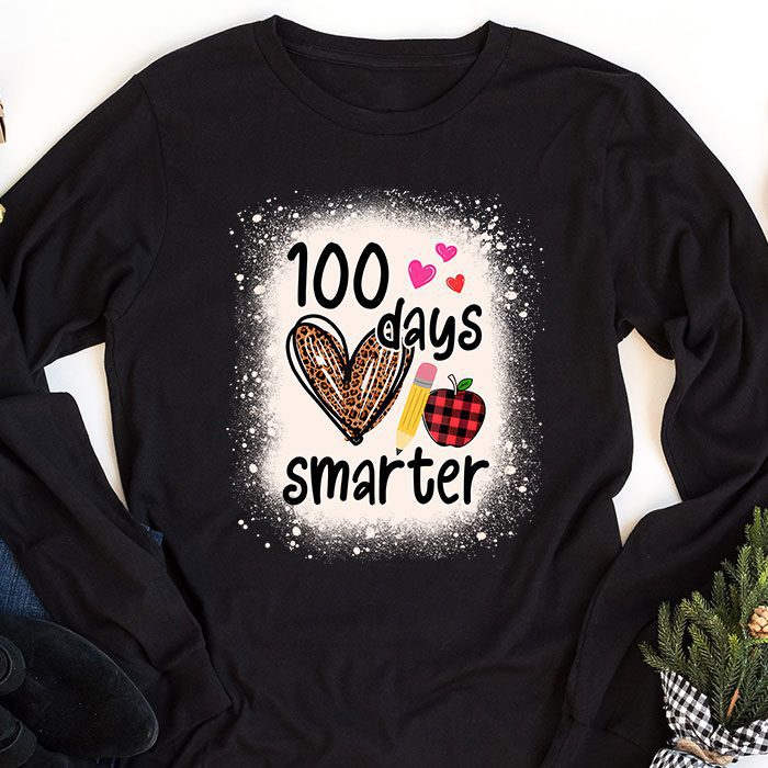100-Days-Smarter-100th-Day-Of-School-Toddlers-Girls-Longsleeve-Tee-1 100 Days Smarter 100th Day Of School Toddlers Girls Longsleeve Tee 1 4