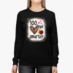 100 Days Smarter 100th Day Of School Toddlers Girls Longsleeve Tee 3 100 Days Smarter 100th Day Of School Toddlers Girls Longsleeve Tee 3 4