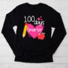 100 Days Smarter 100th Day Of School Toddlers Girls Longsleeve Tee
