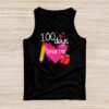 100 Days Smarter 100th Day Of School Toddlers Girls Tank Top