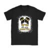 100 Days Smarter Girls Messy Bun Hair 100th Day Of School T-Shirt
