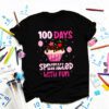 100 Days Sprinkled With Fun Cupcake 100th Day Of School Girl T-Shirt