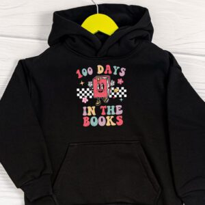 100 Days in the Books Reading Teacher 100th Day of School Hoodie 1 100 Days in the Books Reading Teacher 100th Day of School Hoodie 1 4