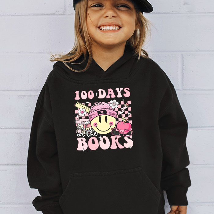 100-Days-in-the-Books-Reading-Teacher-100th-Day-of-School-Hoodie-3 100 Days in the Books Reading Teacher 100th Day of School Hoodie 3 1