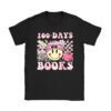 100 Days in the Books Reading Teacher 100th Day of School T-Shirt