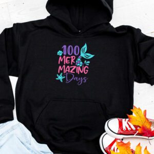 100 Days of School 100 Mermazing Days of School Mermaid Hoodie