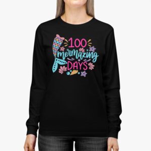 100 Days of School 100 Mermazing Days of School Mermaid Longsleeve Tee 3 2