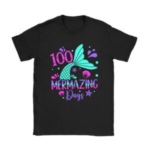 100 Days of School 100 Mermazing Days of School Mermaid T-Shirt