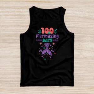 100 Days of School 100 Mermazing Days of School Mermaid Tank Top