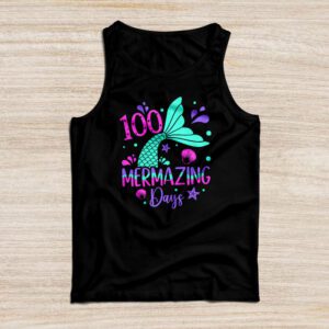 100 Days of School 100 Mermazing Days of School Mermaid Tank Top