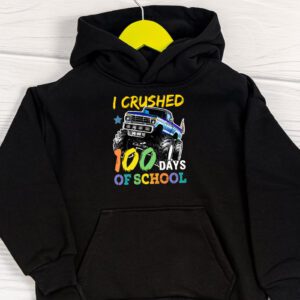 100 Days of School Monster Truck 100th Day of School Boys Hoodie 1 100 Days of School Monster Truck 100th Day of School Boys Hoodie 1 10