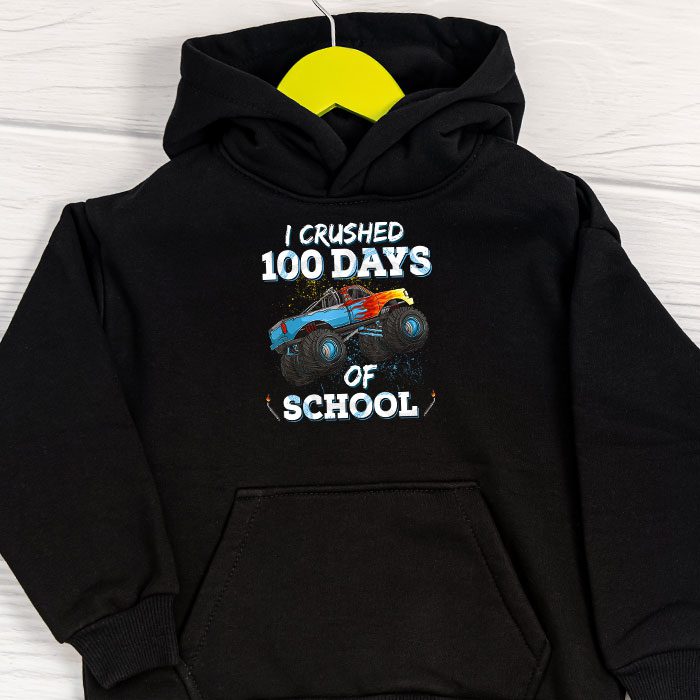 100-Days-of-School-Monster-Truck-100th-Day-of-School-Boys-Hoodie-1 100 Days of School Monster Truck 100th Day of School Boys Hoodie 1 15