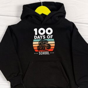 100 Days of School Monster Truck 100th Day of School Boys Hoodie 1 4