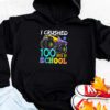 100 Days of School Monster Truck 100th Day of School Boys Hoodie