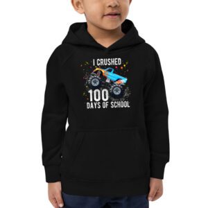 100 Days of School Monster Truck 100th Day of School Boys Hoodie 2 100 Days of School Monster Truck 100th Day of School Boys Hoodie 2 13