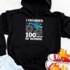 100 Days of School Monster Truck 100th Day of School Boys Hoodie