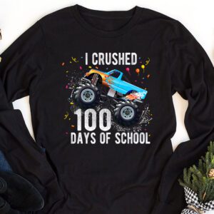 100 Days of School Monster Truck 100th Day of School Boys Longsleeve Tee 1 100 Days of School Monster Truck 100th Day of School Boys Longsleeve Tee 1 7