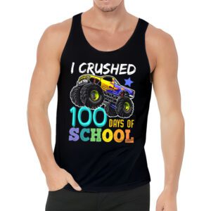 100 Days of School Monster Truck 100th Day of School Boys T Shirt 1 2