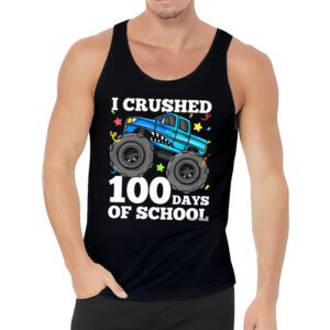 100 Days of School Monster Truck 100th Day of School Boys T Shirt 1