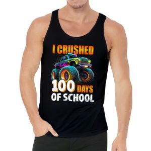 100 Days of School Monster Truck 100th Day of School Boys Tank Top 1 1