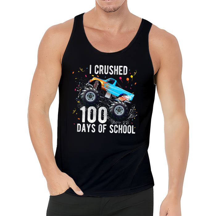 100-Days-of-School-Monster-Truck-100th-Day-of-School-Boys-Tank-Top-1 100 Days of School Monster Truck 100th Day of School Boys Tank Top 1 2