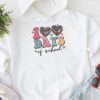 100 Days of School Retro Disco Hearts 100th Day of School Hoodie