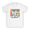 100 Days of School Retro Disco Hearts 100th Day of School T-Shirt