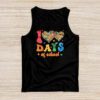 100 Days of School Retro Disco Hearts 100th Day of School Tank Top