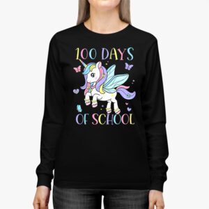 100 Days of School Unicorn Girls Teacher 100th Day of School Longsleeve Tee 3 100 Days of School Unicorn Girls Teacher 100th Day of School Longsleeve Tee 3 1