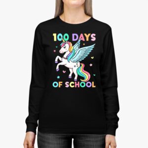 100 Days of School Unicorn Girls Teacher 100th Day of School Longsleeve Tee 3 100 Days of School Unicorn Girls Teacher 100th Day of School Longsleeve Tee 3 3