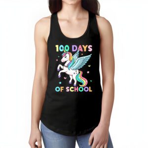 100 Days of School Unicorn Girls Teacher 100th Day of School T Shirt 1 3