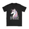 100 Days of School Unicorn Girls Teacher 100th Day of School T-Shirt