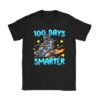 100th Day Of School 100 Days Smarter Books Space Lover Gift T-Shirt