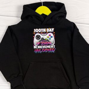 100th Day Of School Achievement Unlocked Video Game Kids Hoodie 1 100th Day Of School Achievement Unlocked Video Game Kids Hoodie 1 5