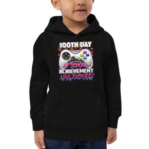 100th Day Of School Achievement Unlocked Video Game Kids Hoodie 2 100th Day Of School Achievement Unlocked Video Game Kids Hoodie 2 5