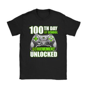 100th Day Of School Achievement Unlocked Video Game Kids T-Shirt