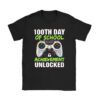 100th Day Of School Achievement Unlocked Video Game Kids T-Shirt