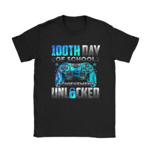 100th Day Of School Achievement Unlocked Video Game Kids T-Shirt