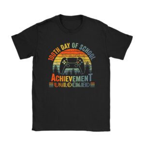100th Day Of School Achievement Unlocked Video Game Kids T-Shirt