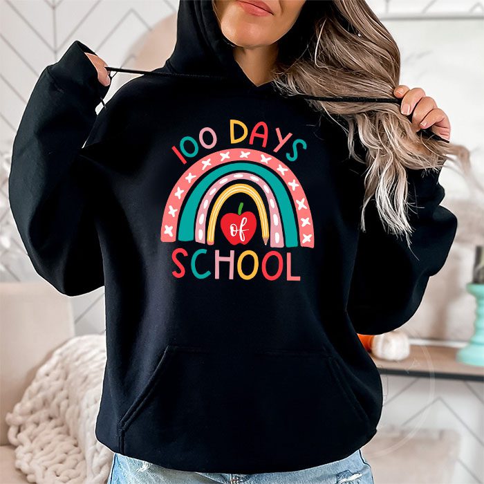 100th-Day-Of-School-Teacher-100-Days-Smarter-Boho-Rainbow-Hoodie-1 100th Day Of School Teacher 100 Days Smarter Boho Rainbow Hoodie 1 2