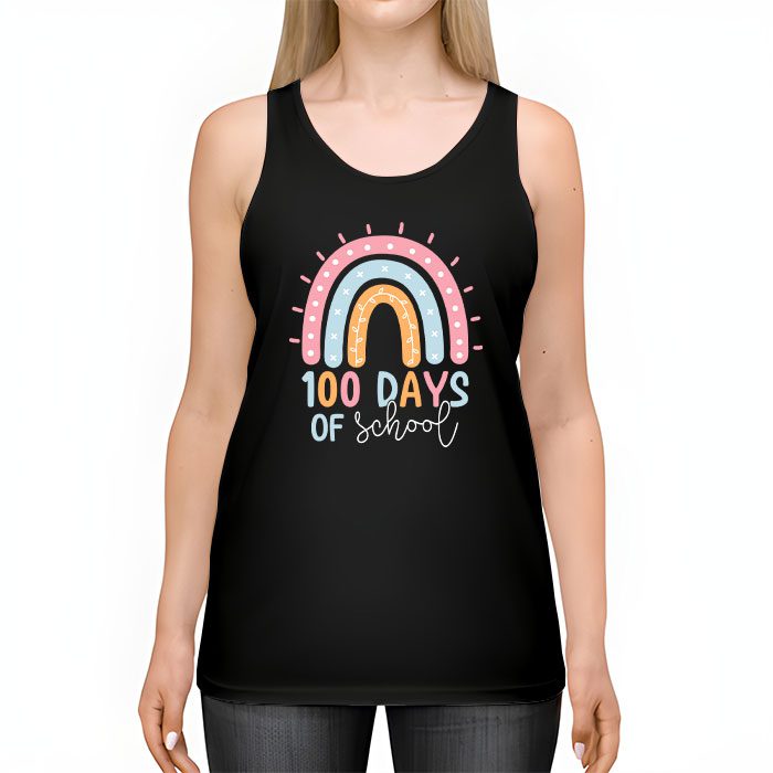 100th-Day-Of-School-Teacher-100-Days-Smarter-Boho-Rainbow-Tank-Top-2 100th Day Of School Teacher 100 Days Smarter Boho Rainbow Tank Top 2