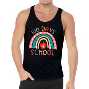 100th Day Of School Teacher 100 Days Smarter Boho Rainbow Tank Top 3 100th Day Of School Teacher 100 Days Smarter Boho Rainbow Tank Top 3 2