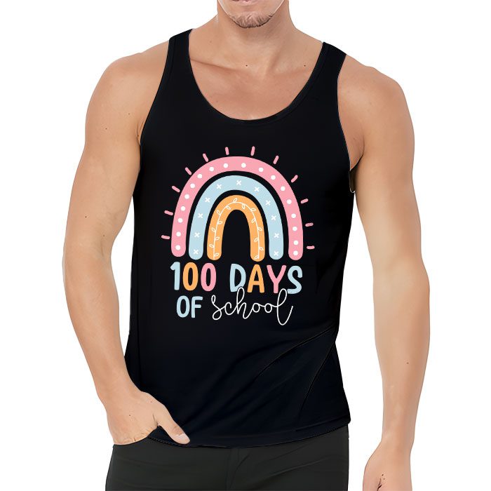 100th-Day-Of-School-Teacher-100-Days-Smarter-Boho-Rainbow-Tank-Top-3 100th Day Of School Teacher 100 Days Smarter Boho Rainbow Tank Top 3
