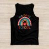 100th Day Of School Teacher 100 Days Smarter Boho Rainbow Tank Top