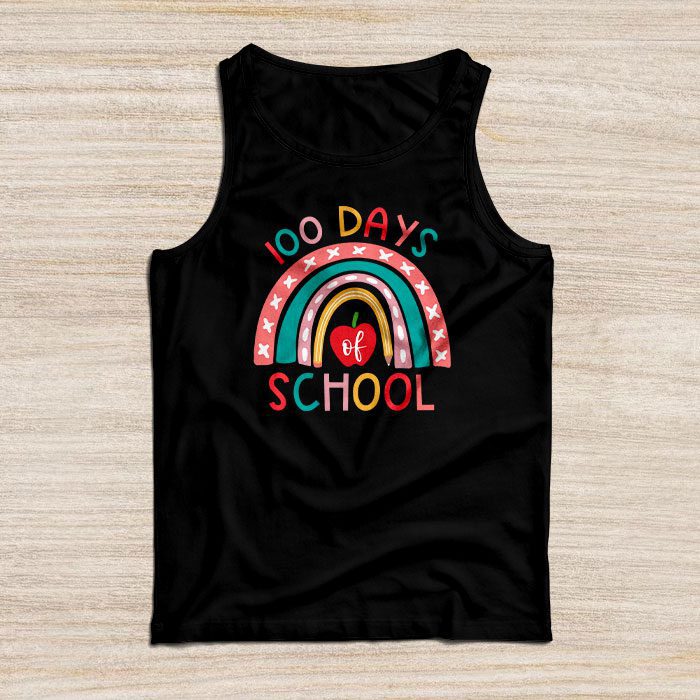 100th-Day-Of-School-Teacher-100-Days-Smarter-Boho-Rainbow-Tank-Top 100th Day Of School Teacher 100 Days Smarter Boho Rainbow Tank Top