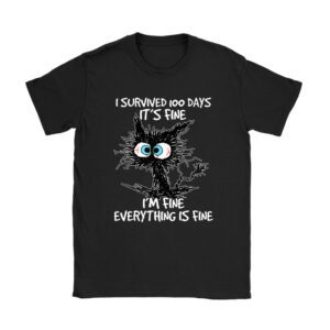 100th Day of School It’s fine I’m fine everythings is fine T-Shirt