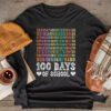 100th Day of School Teacher Kids 100 Days Math Numbers Longsleeve Tee