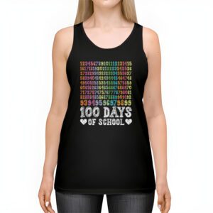 100th Day of School Teacher Kids 100 Days Math Numbers T Shirt 2 3