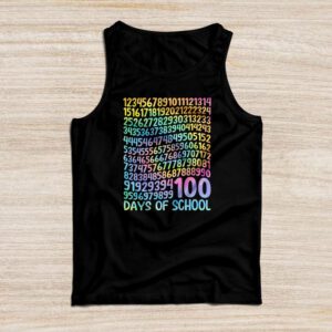 100th Day of School Teacher Kids 100 Days Math Numbers T-Shirt